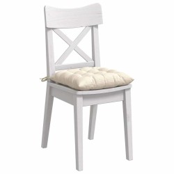 Coussins de siège 4 pcs Crème 40 x 40 x 6 cm 552139552139