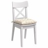 Coussins de siège 4 pcs Crème 40 x 40 x 6 cm 552139552139