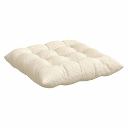 Coussins de siège 4 pcs Crème 40 x 40 x 6 cm 552139552139