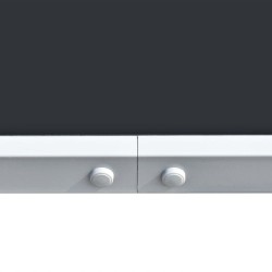 Table de jardin 150x90x74 cm Noir Acier 552141552141