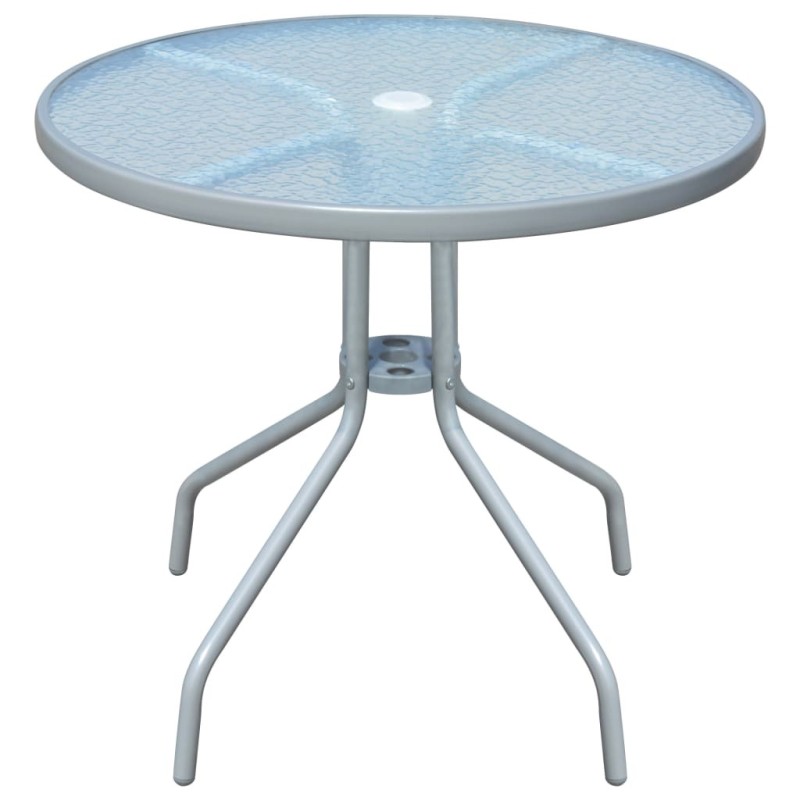 Table de bistro Gris 80x71 cm Acier 552144552144