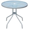 Table de bistro Gris 80x71 cm Acier 552144552144