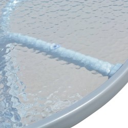 Table de bistro Gris 80x71 cm Acier 552144552144