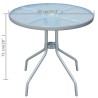 Table de bistro Gris 80x71 cm Acier 552144552144