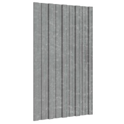 Panneau de toiture 12 pcs Argenté 80 x 45 cm Acier galvanisé 552147552147