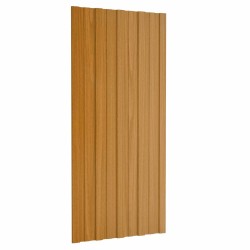 Panneau de toiture 36 pcs Naturel 100 x 45 cm Acier galvanisé 552150552150