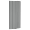 Panneau de toiture 12 pcs Gris 100 x 45 cm Acier galvanisé 552152552152
