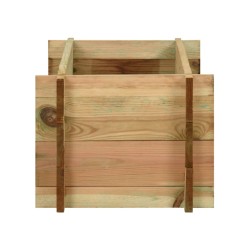 Jardinière surélevée pour légumes Bois de pin imprégné 80 cm 552161552161