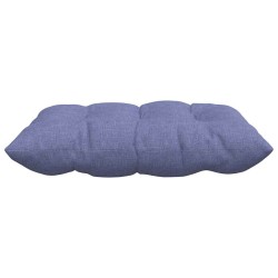 Coussins de siège 4 pcs Bleu denim 40 x 40 x 6 cm tissu 552166552166