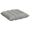 Coussins de siège 4 pcs Gris clair 40 x 40 x 6 cm Microfibre 552169552169