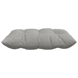 Coussins de siège 4 pcs Gris clair 40 x 40 x 6 cm Microfibre 552169552169
