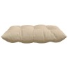 Coussins de siège 4 pcs Crème 40 x 40 x 6 cm Microfibre 552173552173
