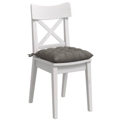 Coussins de siège 4 pcs Gris clair 40 x 40 x 6 cm 552174552174