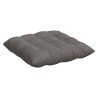Coussins de siège 4 pcs Gris clair 40 x 40 x 6 cm 552174552174