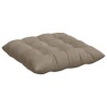 Coussins de siège 4 pcs Taupe 40 x 40 x 6 cm Microfibre 552178552178