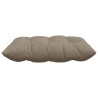 Coussins de siège 4 pcs Taupe 40 x 40 x 6 cm Microfibre 552178552178