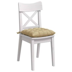 Coussins de siège 4 pcs Vert gris 40 x 40 x 6 cm 552186552186