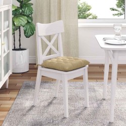 Coussins de siège 4 pcs Vert gris 40 x 40 x 6 cm 552186552186