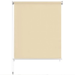 Store roulant d'extérieur 120 x 140 cm Crème 552190552190