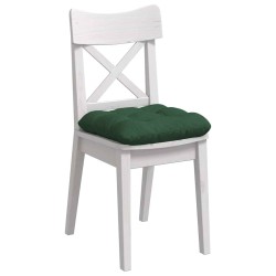 Coussins de siège 4 pcs Vert foncé 40 x 40 cm 552193552193