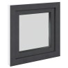 Fenêtre de sous-sol RISOR Anthracite 50 x 50 cm PVC et verre 552194552194