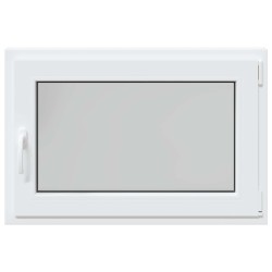 Fenêtre de sous-sol RISOR Blanc 90 x 60 cm PVC et verre 552207552207