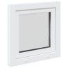 Fenêtre de sous-sol RISOR Blanc 60 x 60 cm PVC et verre 552208552208
