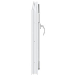 Fenêtre de sous-sol RISOR Blanc 80 x 70 cm PVC et verre 552209552209