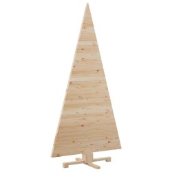 Arbres de Noël avec support Naturel 180 cm Bois massif en pin 552212552212