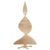 Arbres de Noël avec support Naturel 180 cm Bois massif en pin 552212552212