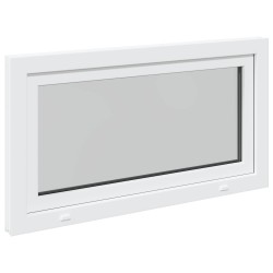 Fenêtre de sous-sol RISOR Blanc 110 x 50 cm PVC et verre 552217552217