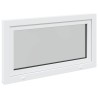 Fenêtre de sous-sol RISOR Blanc 110 x 50 cm PVC et verre 552217552217