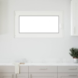 Fenêtre de sous-sol RISOR Blanc 110 x 50 cm PVC et verre 552218552218