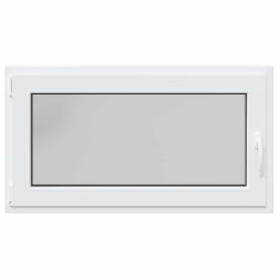 Fenêtre de sous-sol RISOR Blanc 110 x 50 cm PVC et verre 552218552218