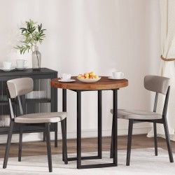Plateau de table Marron Clair Ø 70 x 4 cm Bois de chêne massif 552223552223