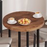 Plateau de table Marron Clair Ø 70 x 4 cm Bois de chêne massif 552223552223