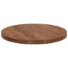 Plateau de table Marron Clair Ø 70 x 4 cm Bois de chêne massif 552223552223