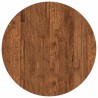Plateau de table Marron Clair Ø 60 x 4 cm Bois de chêne massif 552224552224
