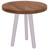 Plateau de table Marron Clair Ø 60 x 4 cm Bois de chêne massif 552224552224