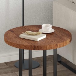 Plateau de table Marron Clair Ø 60 x 4 cm Bois de chêne massif 552224552224