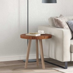 Plateau de table Marron Clair Ø 50 x 4 cm Bois de chêne massif 552225552225
