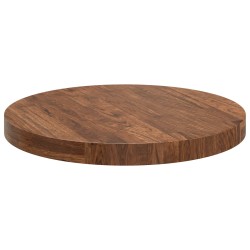 Plateau de table Marron Clair Ø 50 x 4 cm Bois de chêne massif 552225552225