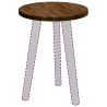 Plateau de table Marron foncé Ø 40 x 2,5 cm 552227552227