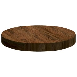 Plateau de table Marron foncé Ø 40 x 4 cm Bois de chêne massif 552228552228
