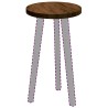 Plateau de table Marron foncé Ø 30 x 2,5 cm 552229552229