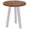 Plateau de table Marron Clair Ø 50 x 2,5 cm 552231552231