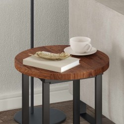 Plateau de table Marron Clair Ø 40 x 2,5 cm 552232552232