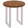 Plateau de table Marron Clair Ø 80 x 4 cm Bois de chêne massif 552233552233