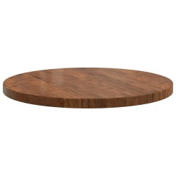 Plateau de table Marron Clair Ø 80 x 4 cm Bois de chêne massif 552233552233
