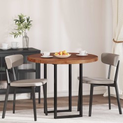 Plateau de table Marron Clair Ø 90 x 4 cm Bois de chêne massif 552234552234